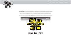 Desktop Screenshot of 21stcentury3d.com